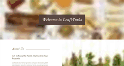 Desktop Screenshot of leafworks.com